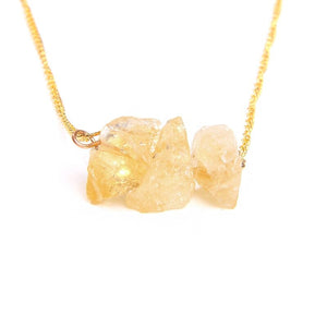 Raw Crystal Necklace  | Healing Crystal Necklace | Dainty Crystal Necklace