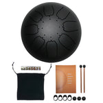 Load image into Gallery viewer, Steel Tongue Drum Set 6 Inch 8 Tune w Drumstick Carrying Bag Percussion Instruments Accessories
