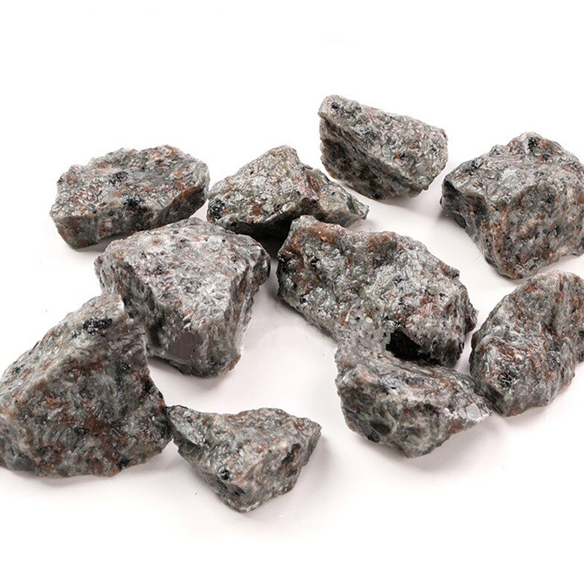 100g/3.5oz Magic Stones, Syenite-rich Fluorescent Sodalite, Hornblende, Yooper/Ember Rock, Ideal for Meditation or Home Decor